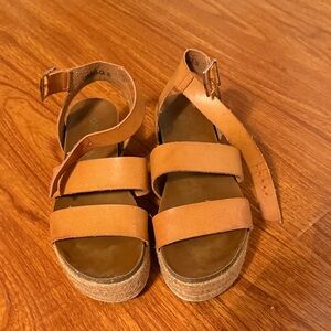 Patrizia Brown Strappy platform Sandals with Strap